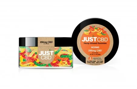 CBD GUMMIES - 250mg CBD - JUSTCTBD