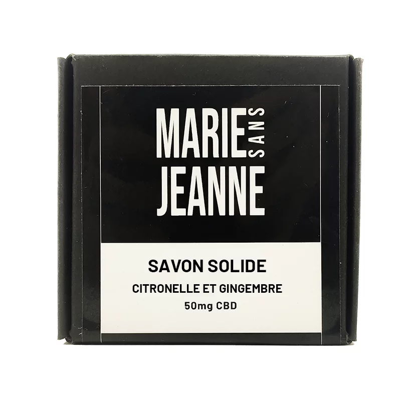 Solid CBD Soap - Citronelle Ginger - ¡MARIE SIN JANE