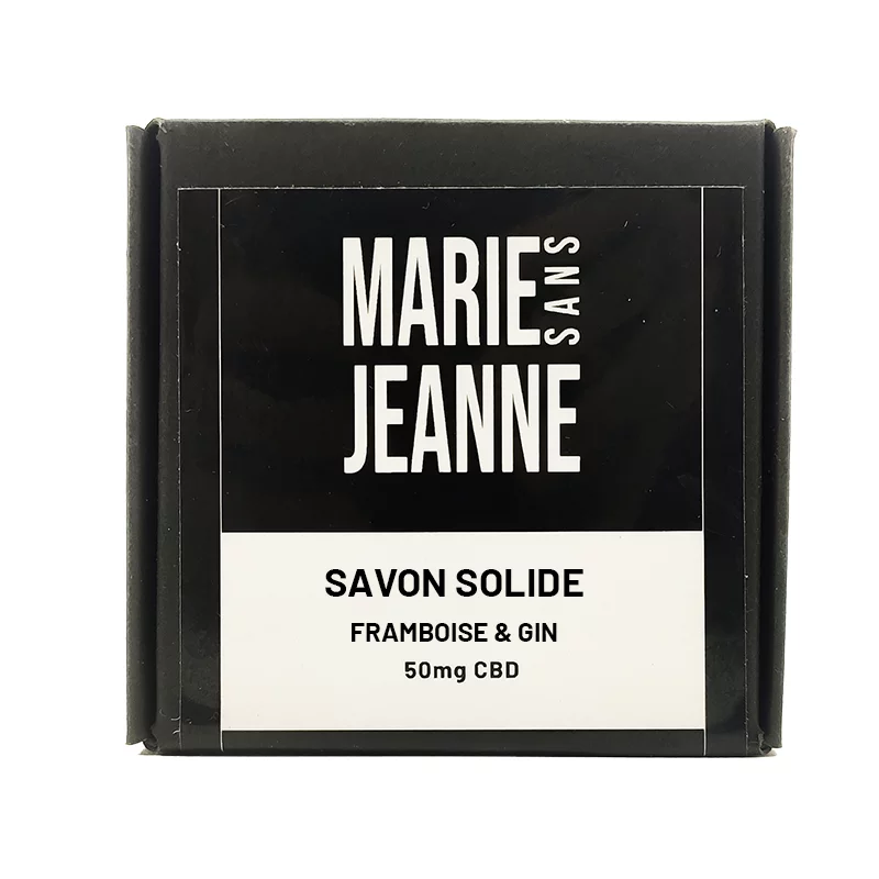 Savon CBD solide - Framboise & Gin