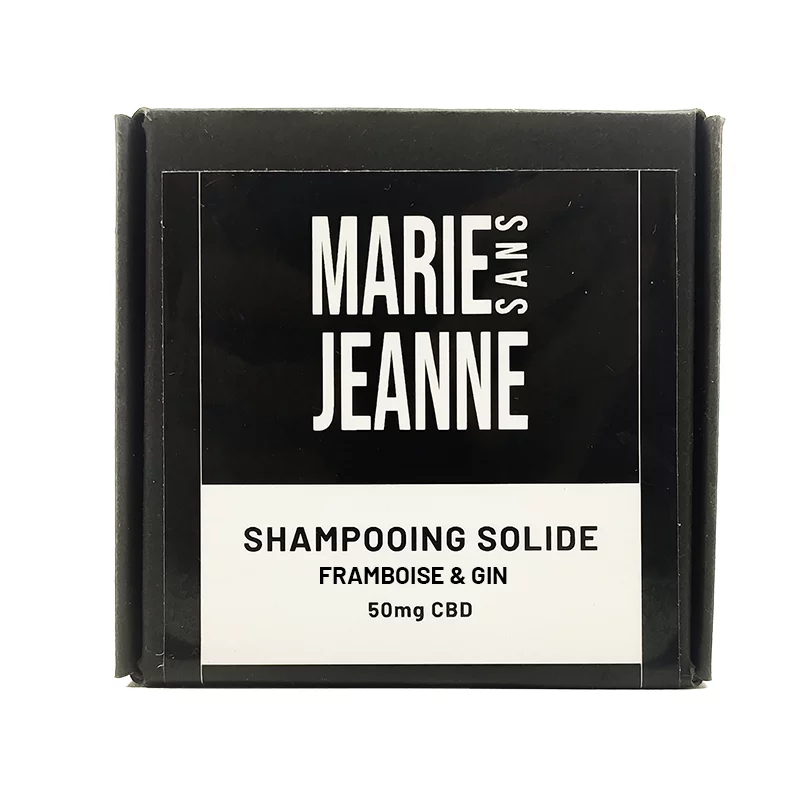 Solid CBD Shampoo - Raspberry Gin - MARIE WITHOUT JEANNE