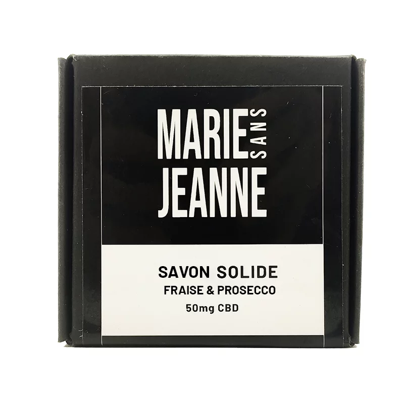 Solid CBD Soap - Strawberry & Prosecco - MARIE WITHOUT JEANNE