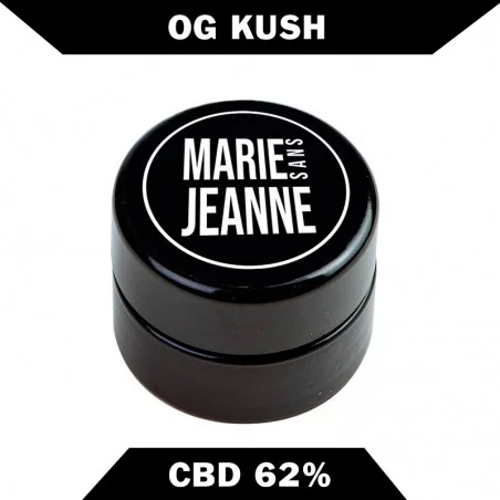 Concentré de cire CBD - Marie sans Jeanne - 62% CBD