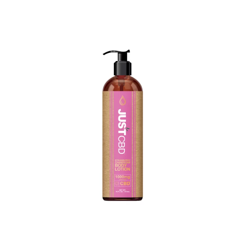 Body Lotion with CBD - Champagne strawberry - JUSTCTBD